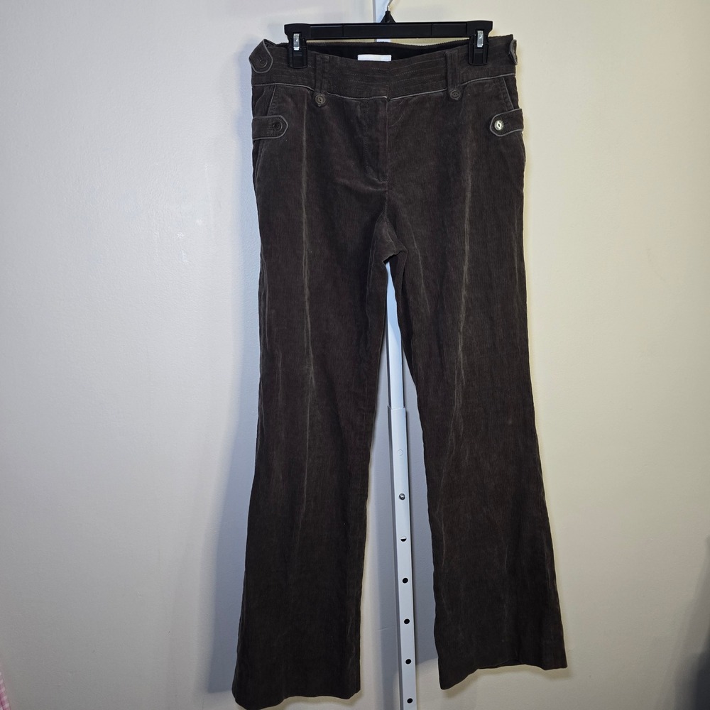 Badgley Mischka Trousers Wide Leg Dress Pants Brown Career Womens sz XL